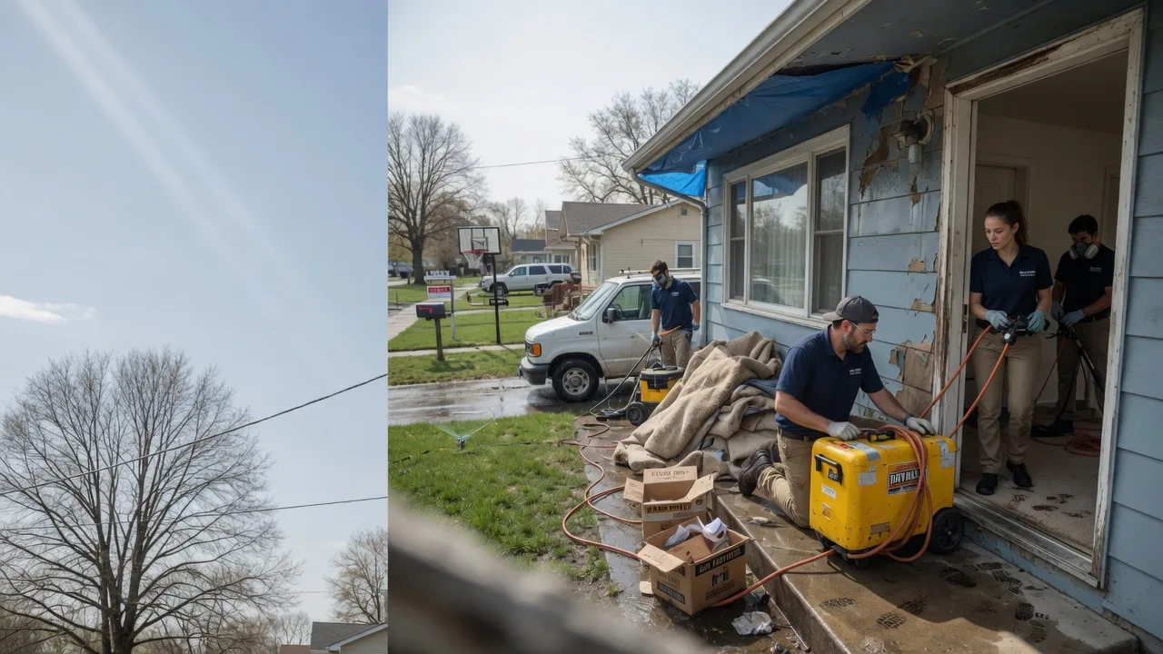 Basement Flood Cleanup in Cedarville, OH near me